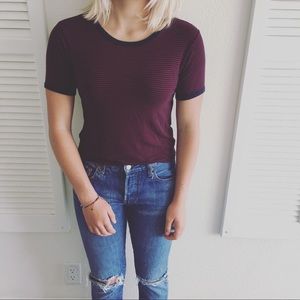 Brandy Melville striped tee
